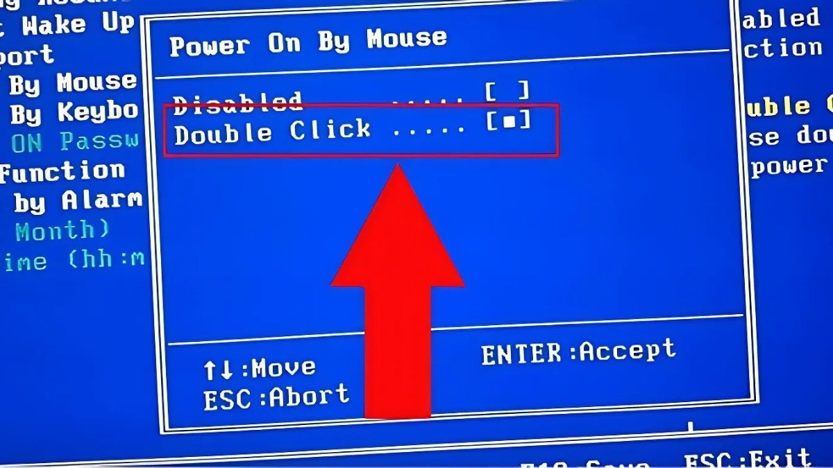 Kích hoạt tính năng này bằng cách chọn Double Click