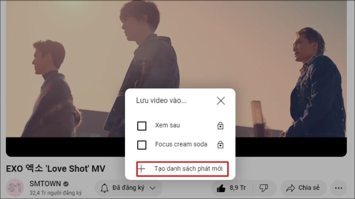 Cách tạo danh sách phát trên YouTube