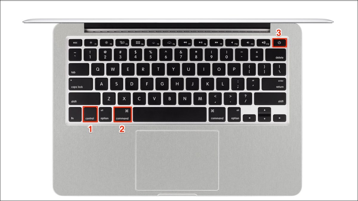 Người dùng Macbook có thể khởi động lại máy tính bằng tổ hợp phím Control + Command + Power