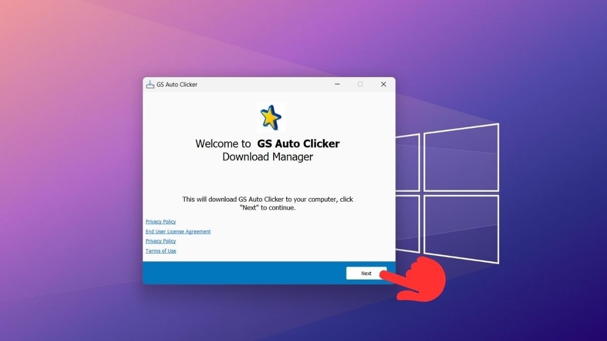 Phần mềm GS Auto Clicker