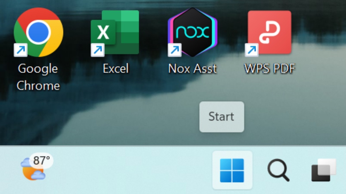 Mở Start Menu