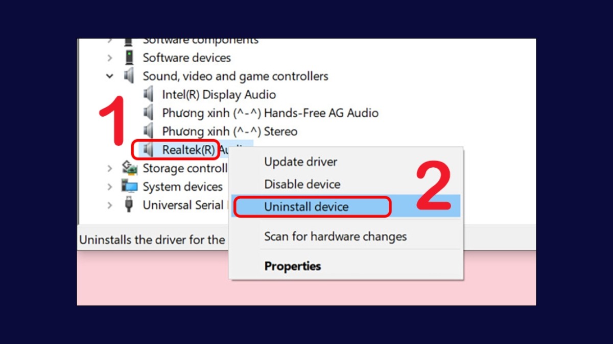 Uninstall device