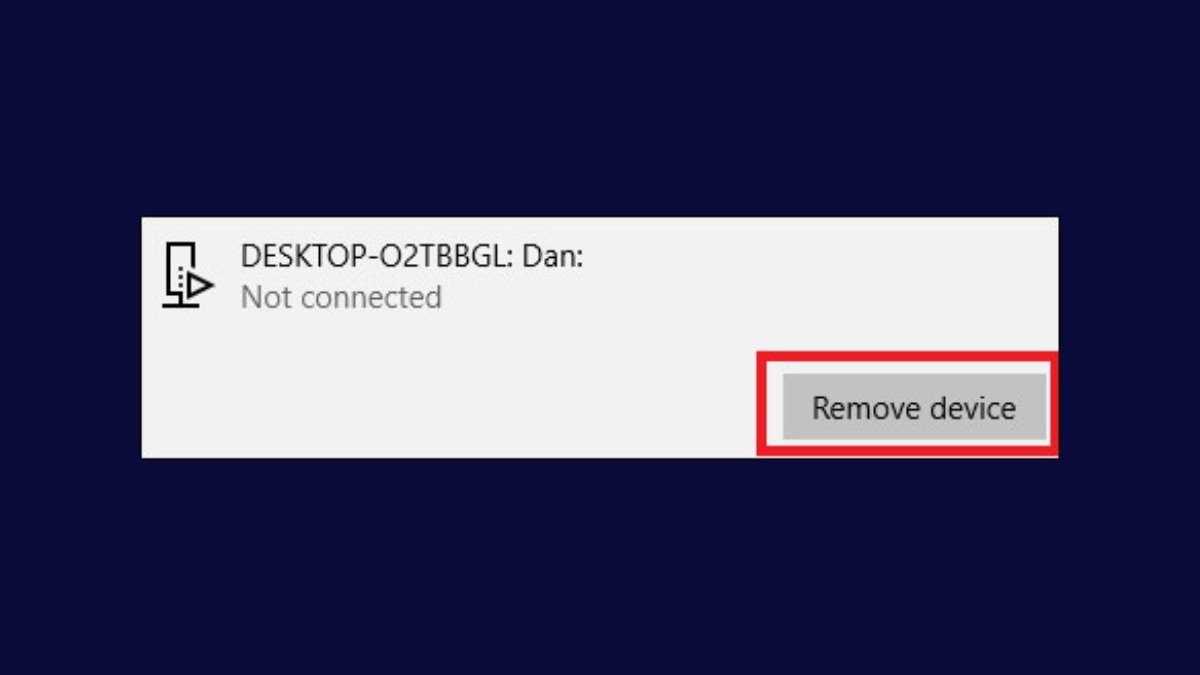 Remove device