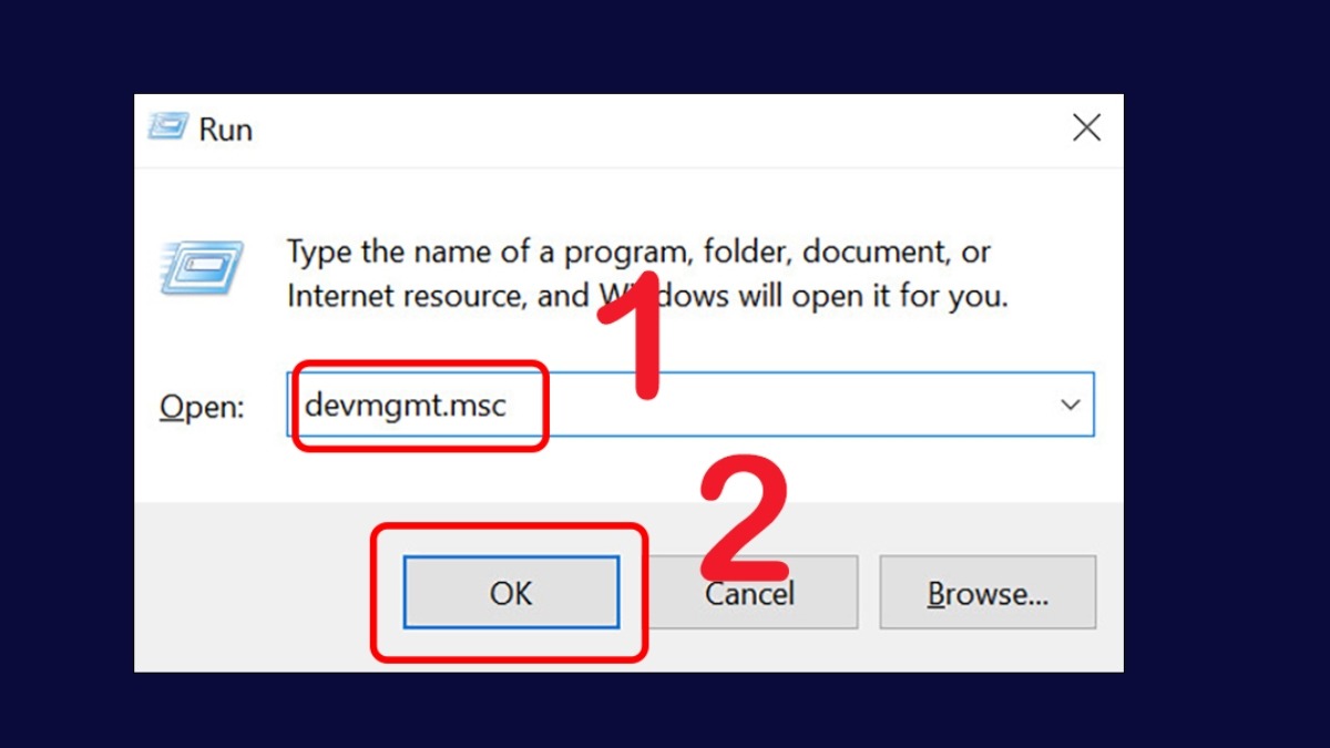 Windows + R