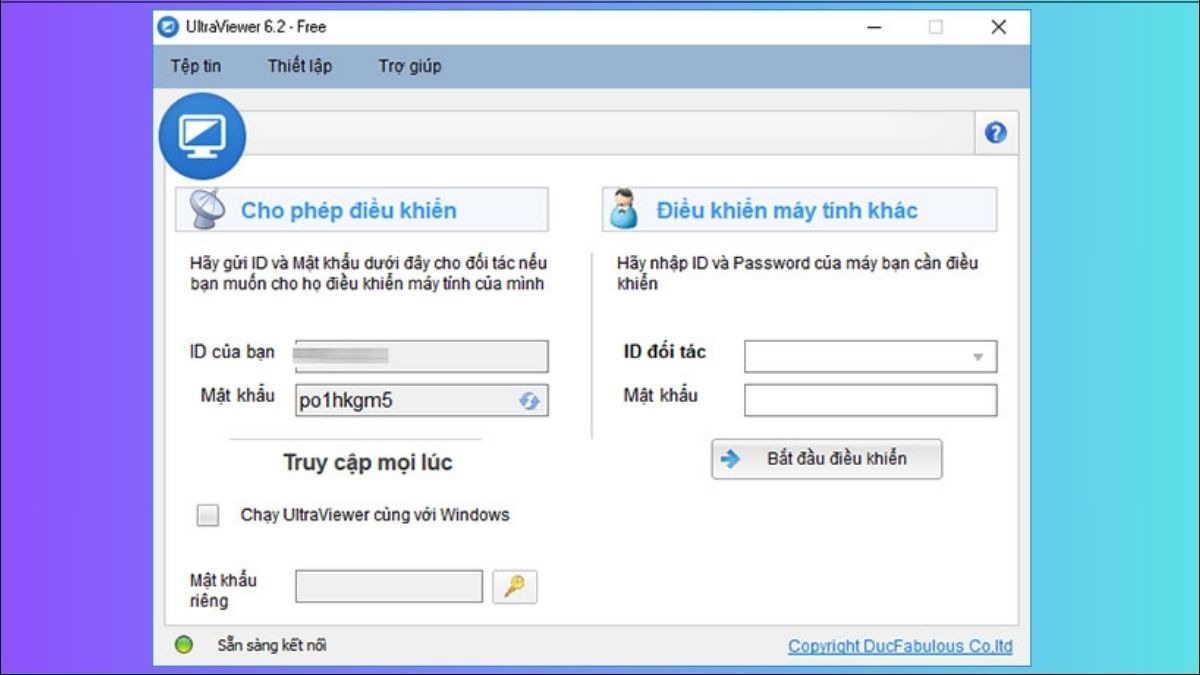 UltraViewer là một phần mềm điều khiển máy tính từ xa miễn phí
