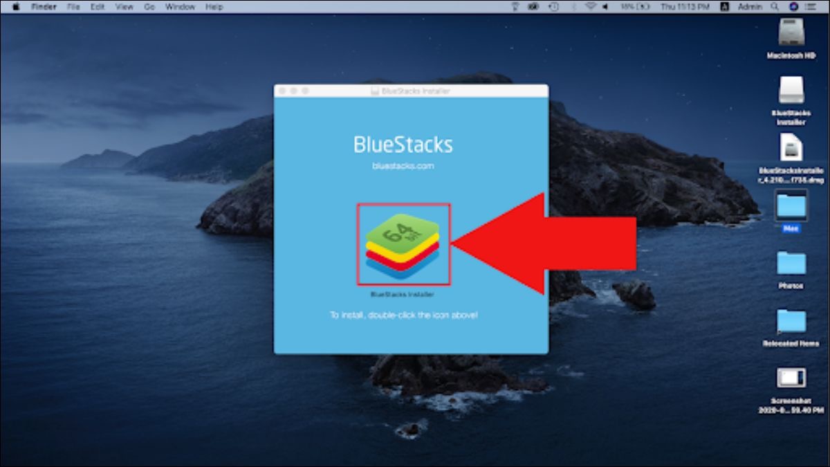 Tải xuống và cài đặt phần mềm giả lập Bluestacks trên Macbook
