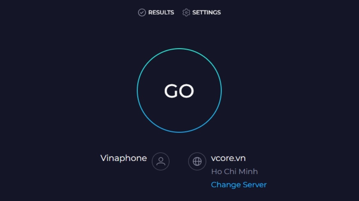 Kiểm tra tốc độ mạng dây trên laptop Speedtest.net
