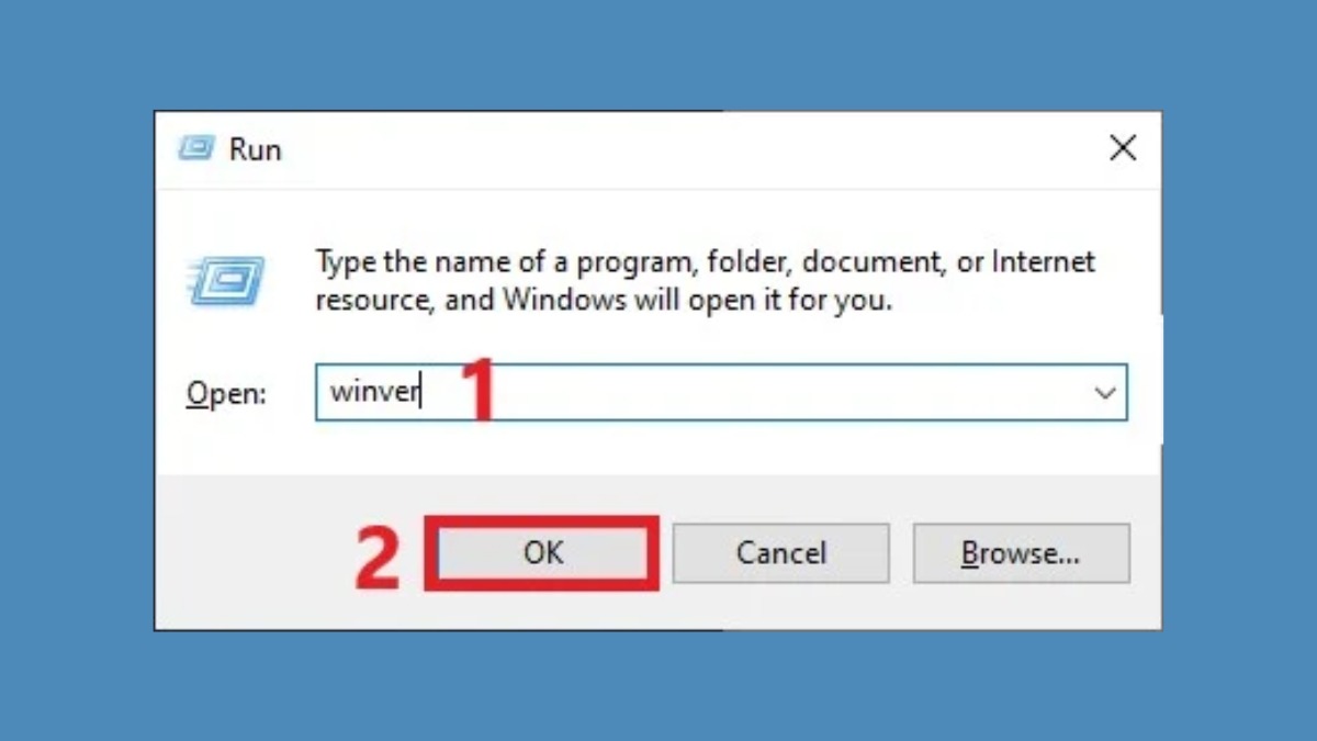 Nhấn tổ hợp phím Windows R để mở hộp thoại Run