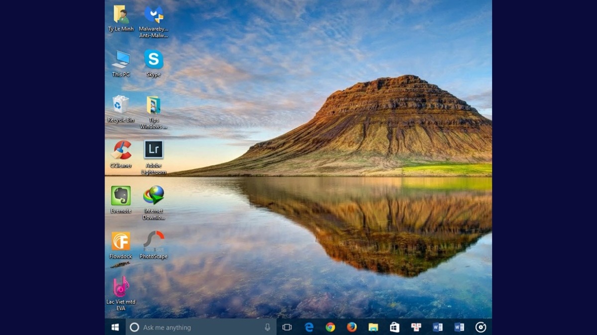 Giao diện Windows 10