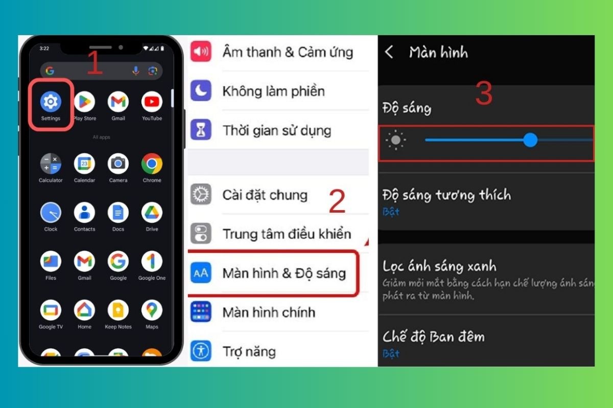 Cách điều chỉnh độ sáng màn hình Android