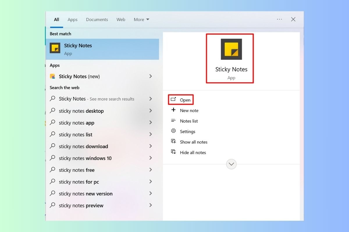 Sticky Notes là ứng dụng ghi chú đơn giản, có sẵn trên hầu hết các hệ điều hành Windows