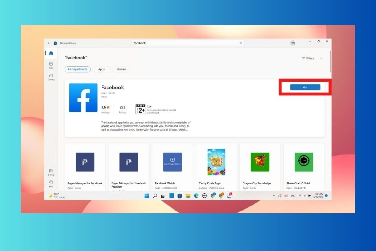 Tải Facebook trên macOS