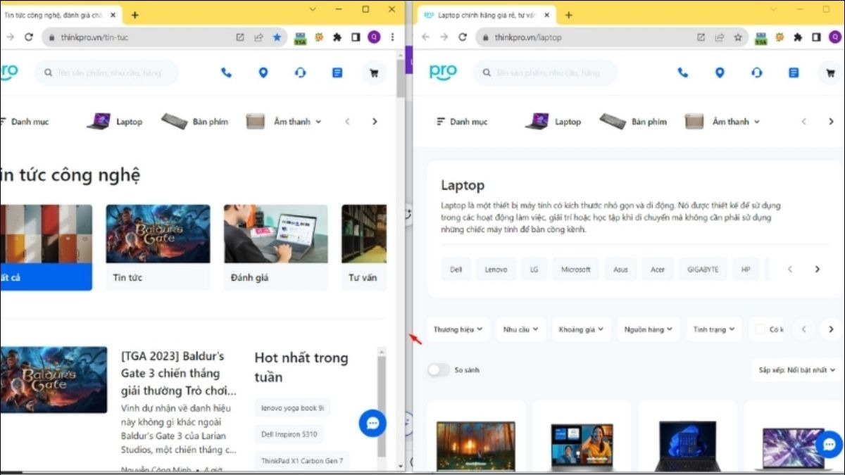 Dùng chuột kéo thả các cạnh để căn chỉnh kích cỡ phù hợp
