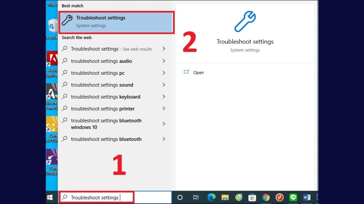Mở Settings bằng cách nhấn tổ hợp phím Windows I