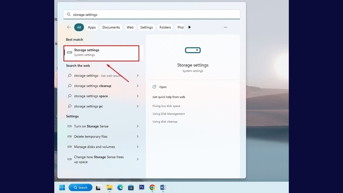 Vào Settings chọn System