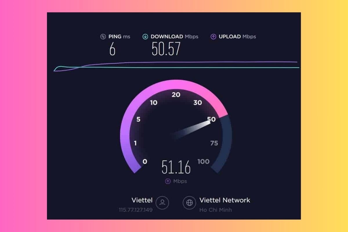 Truy cập vào các trang web kiểm tra tốc độ mạng uy tín