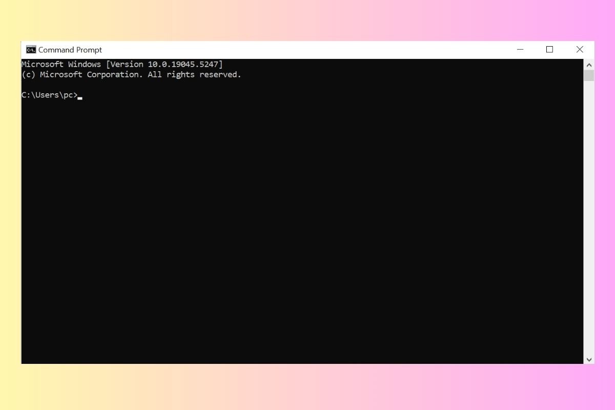 Nhấn tổ hợp phím Windows + X, chọn Command Prompt