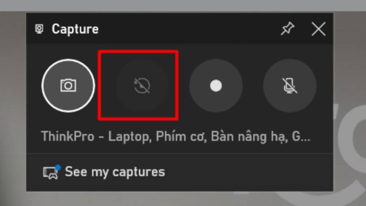 Để xuất video ngắn trong 30 giây trước, chọn icon thứ 2 trong khung Capture