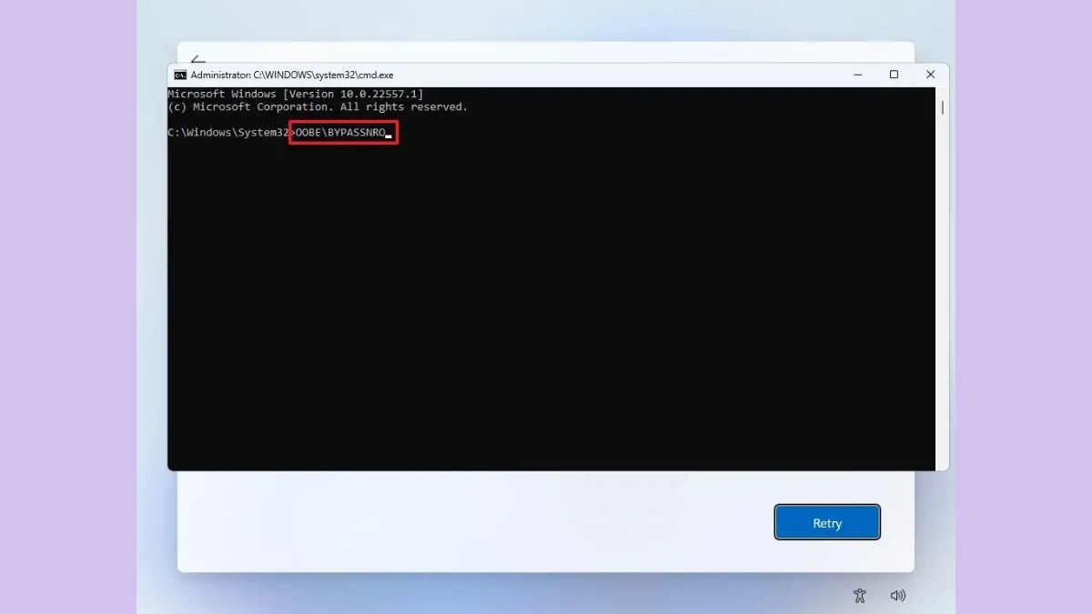 Trường hợp chưa kết nối Internet