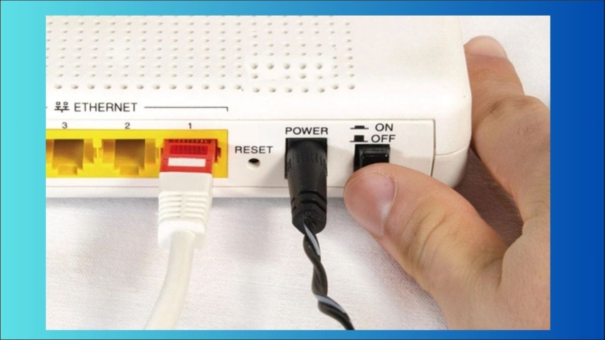 Khởi Động Lại Laptop và Router