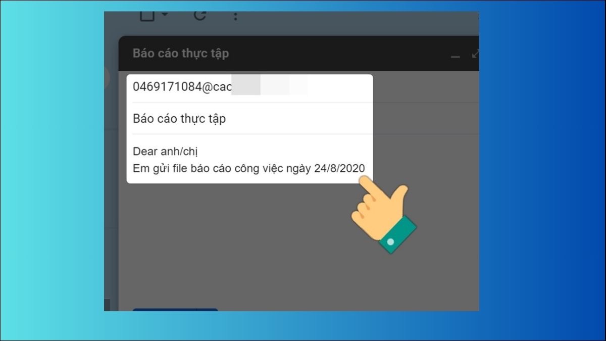 Hãy nhập email của người nhận