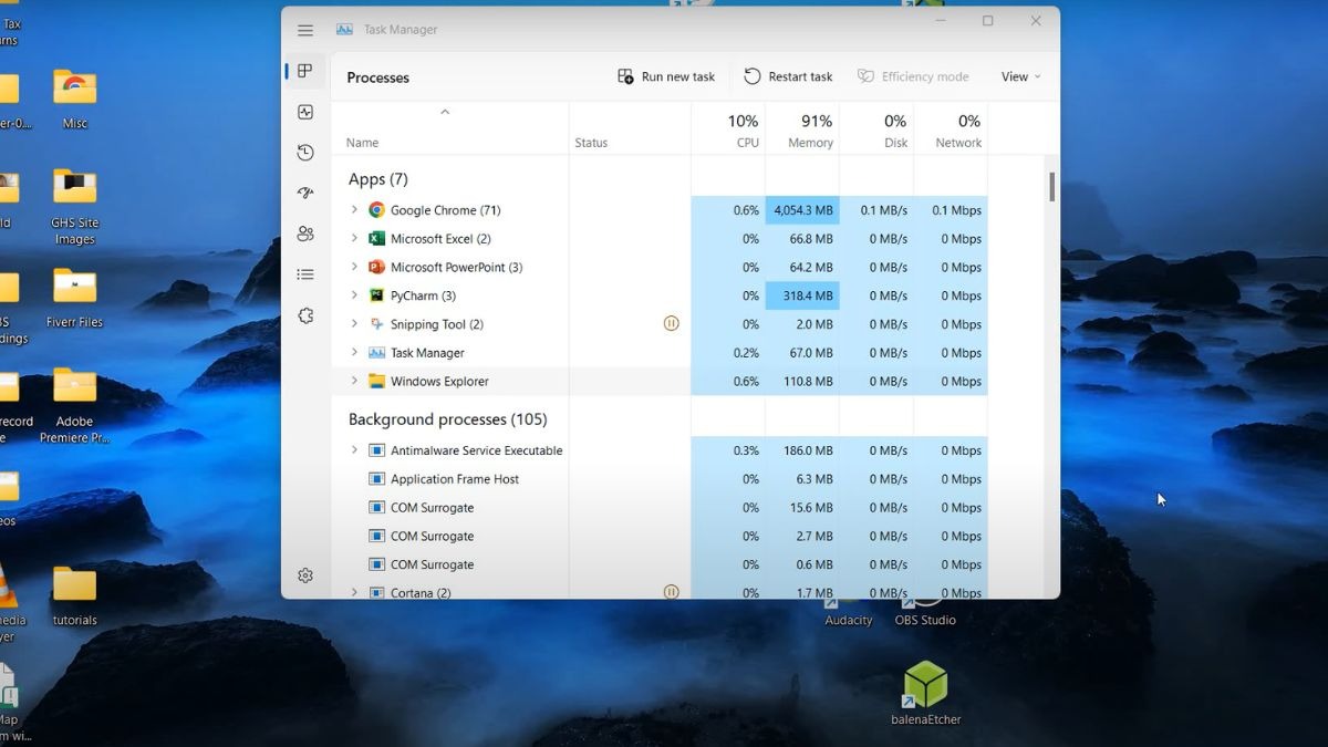 Nếu laptop Dell của bạn bị treo và nghi ngờ do lỗi phần mềm, Task Manager có thể giúp bạn tắt các ứng dụng đang bị treo, không phản hồi.
