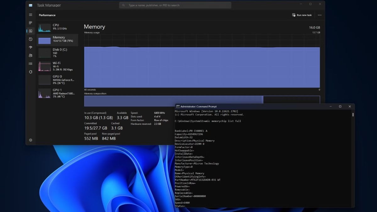 Lỗi RAM cũng là một nguyên nhân tiềm ẩn khiến laptop update bị treo. Do đó, bạn nên kiểm tra xem RAM hay bộ nhớ máy tính có hoạt động bình thường hay không, vì RAM bị lỗi có thể khiến các bản cài đặt bị treo giữa chừng.