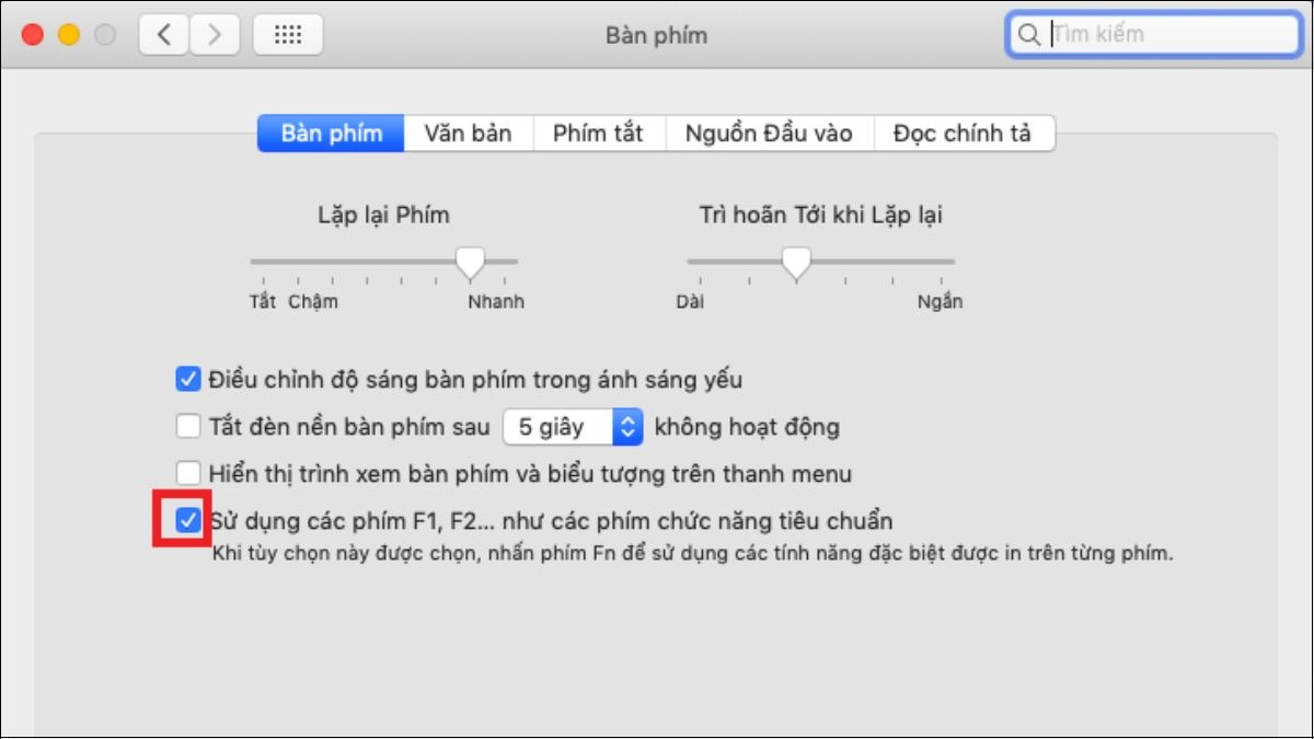 Xác định cách hoạt động của phím chức năng Fn