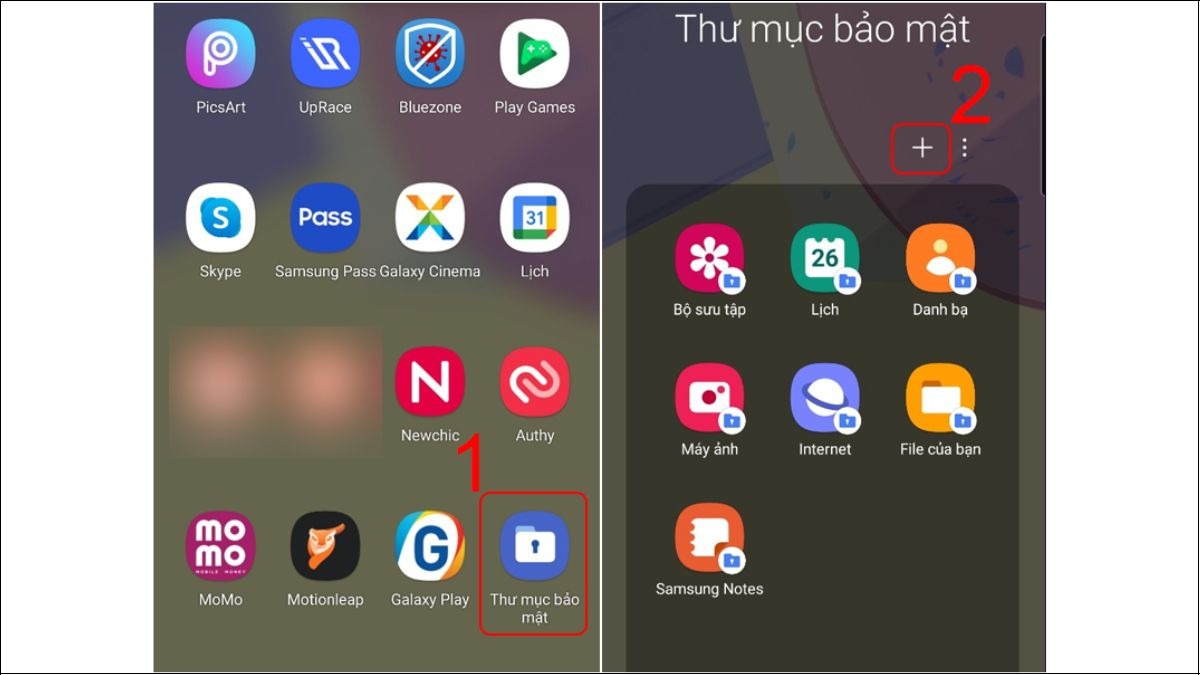Thêm Messenger làm thư mục bảo mật