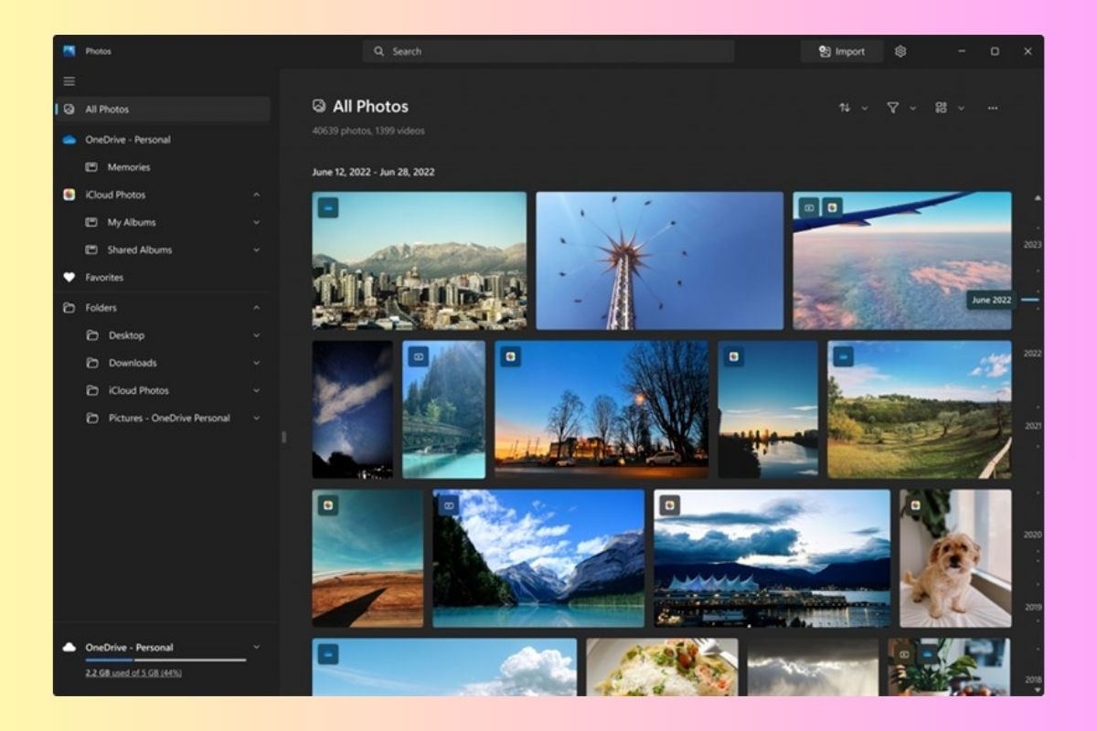 Windows 10 và Windows 11 đều có ứng dụng Photos tích hợp sẵn