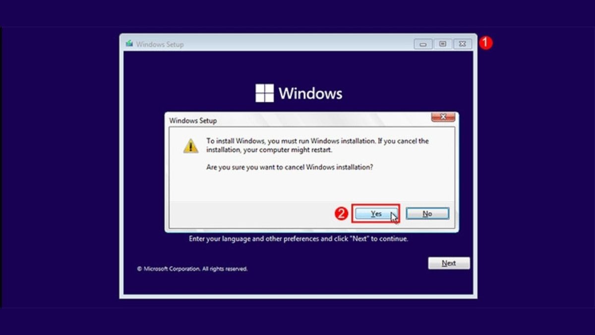 Khởi động laptop lại.