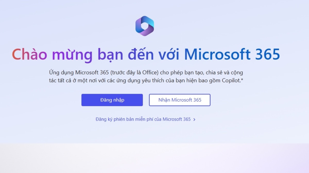 Đăng nhập bằng tài khoản Microsoft