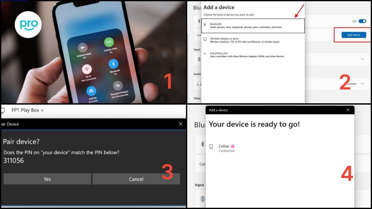 Chuyển Ảnh Bằng Bluetooth