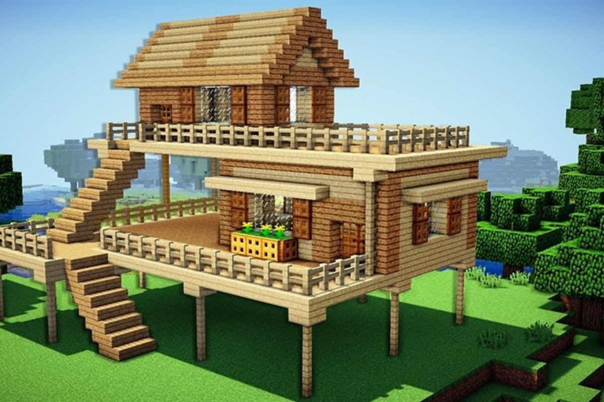 Xây dựng nhà cửa và các công trình trong Minecraft là một trong những hoạt động sáng tạo và thú vị nhất