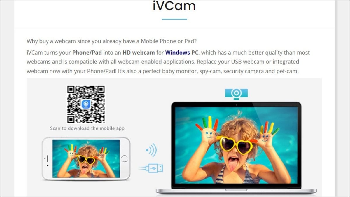 Tải và cài đặt phần mềm iVCam trên máy tính