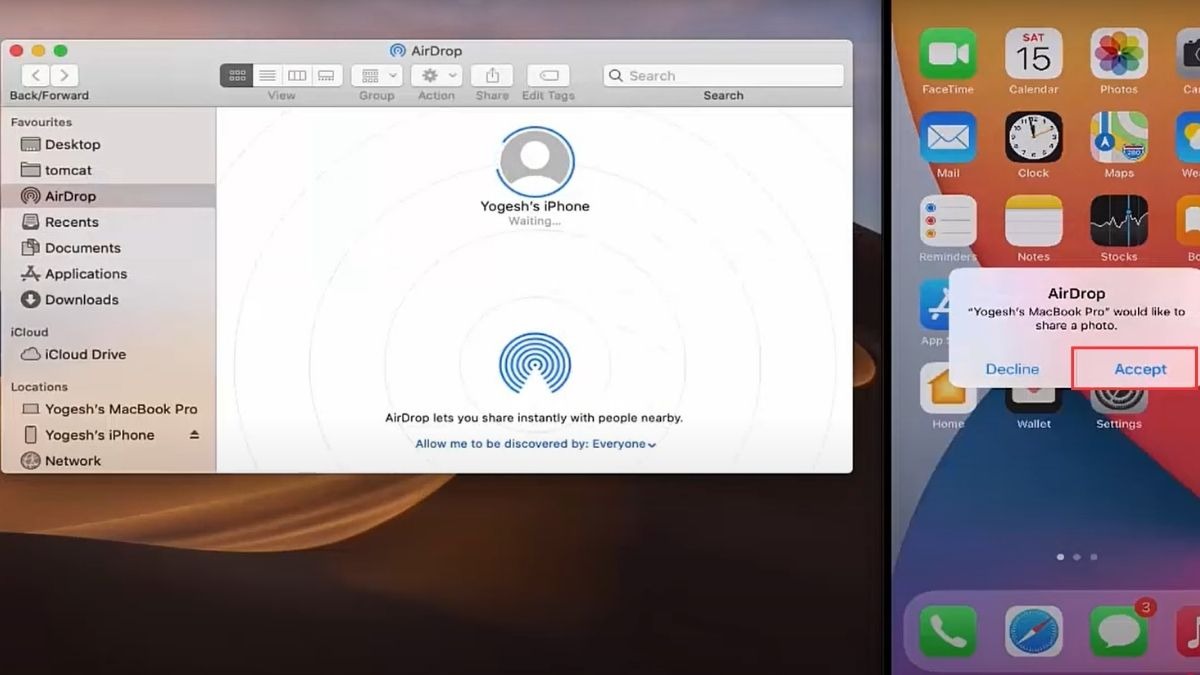 Trên iPhone, bạn mở Cài đặt (Settings), chạm vào tên bạn ở đầu màn hình, sau đó chọn iCloud.