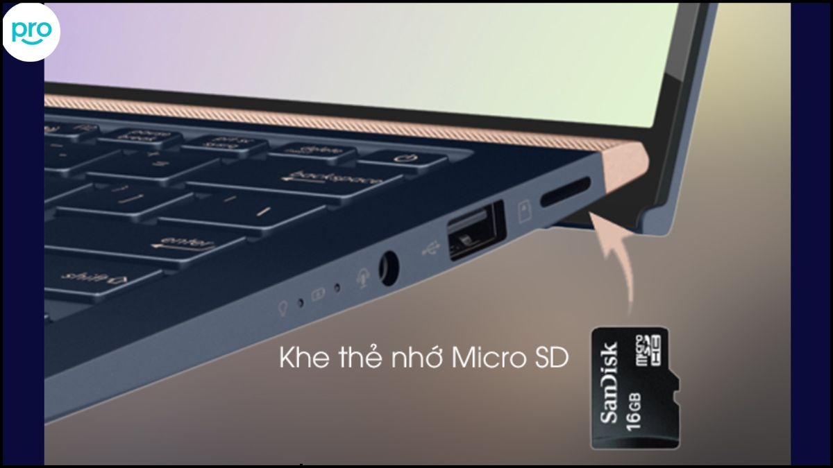 Khe cắm MicroSD thường được sử dụng trên các thiết bị di động như điện thoại, máy tính bảng