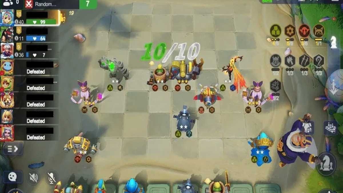Giao diện Auto Chess được thiết kế trực quan và dễ sử dụng