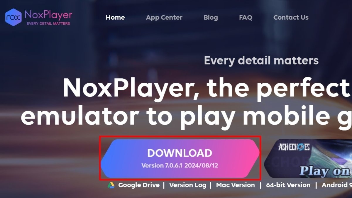 Tải và cài đặt Nox Player