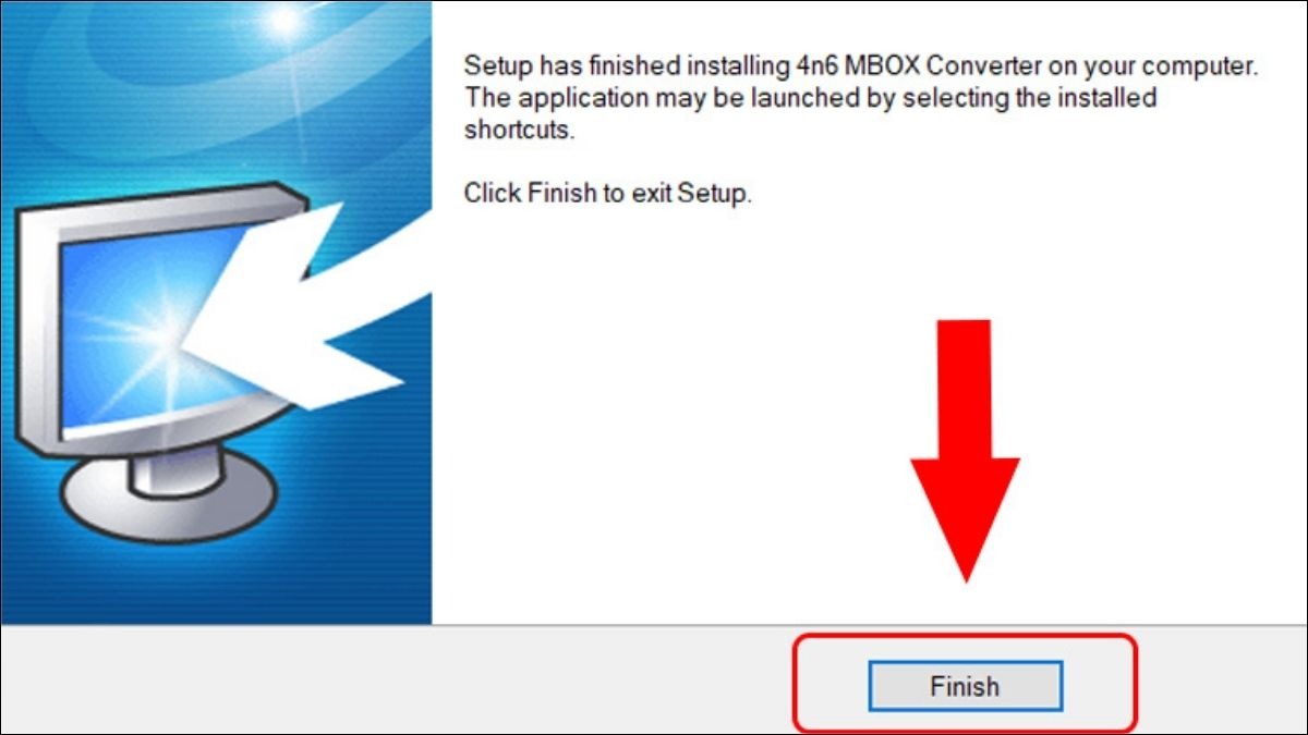 Đợi quá trình cài đặt hoàn tất và nhấn Finish