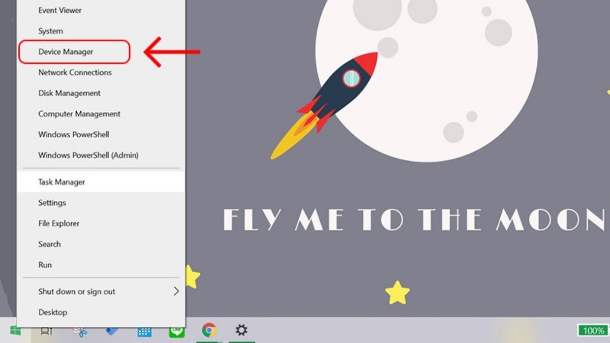 Mở Device Manager