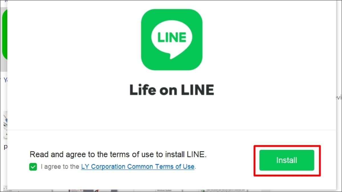 Nhấn Install hoặc Cài đặt để bắt đầu quá trình cài đặt