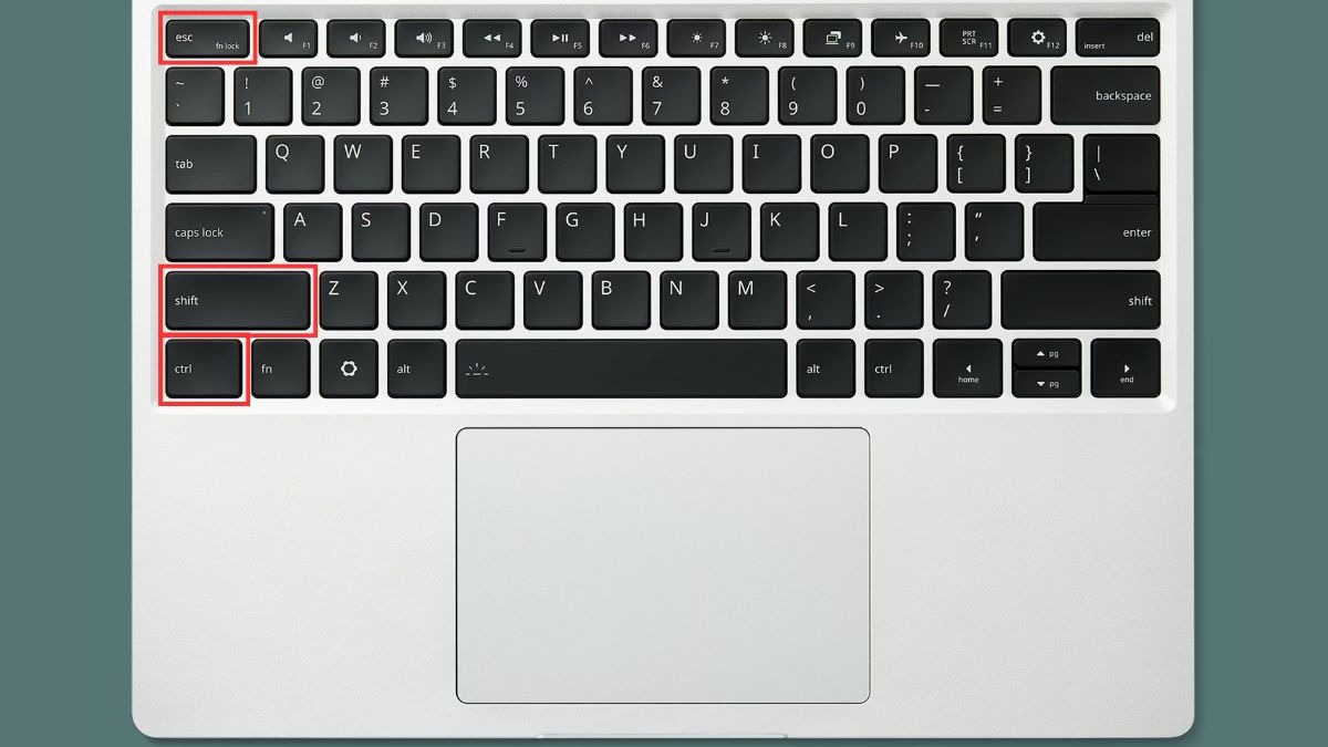 Nhấn tổ hợp phím Ctrl + Shift + Esc để mở Task Manager.