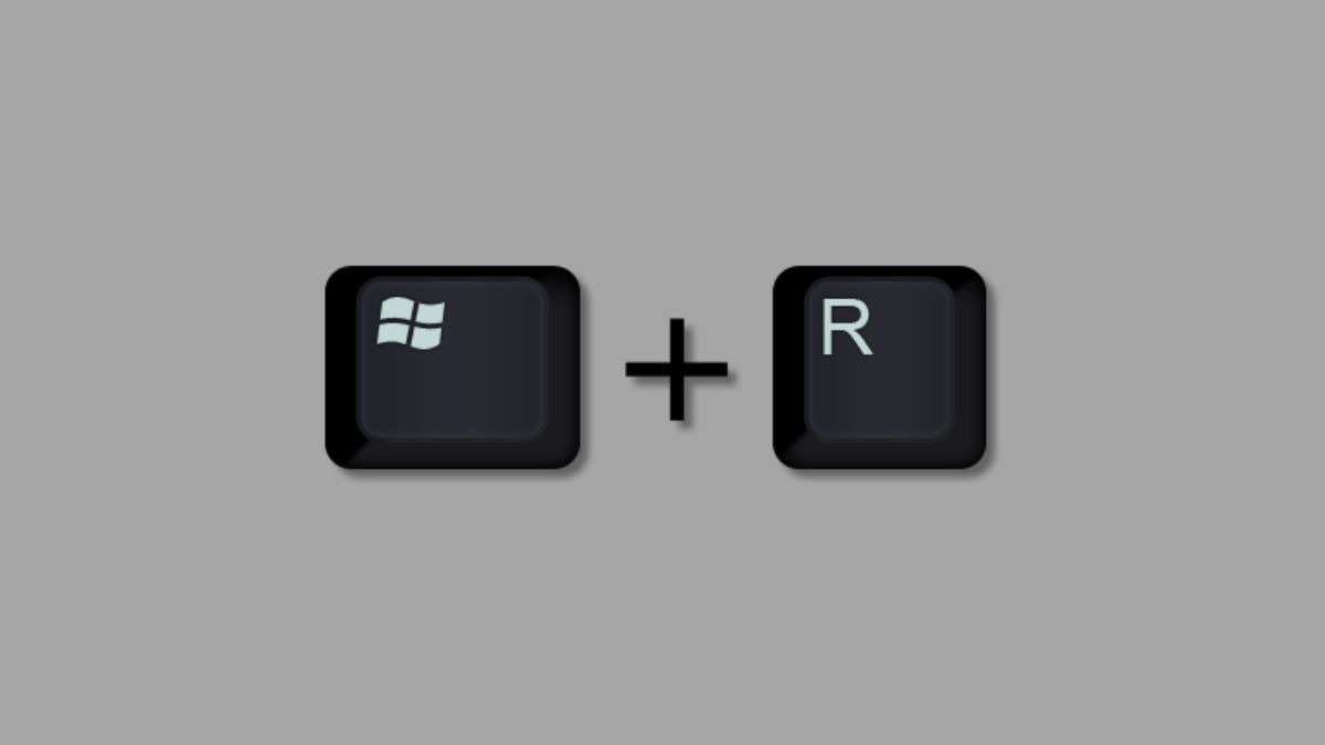 Nhấn tổ hợp phím Windows + R để mở hộp thoại Run.