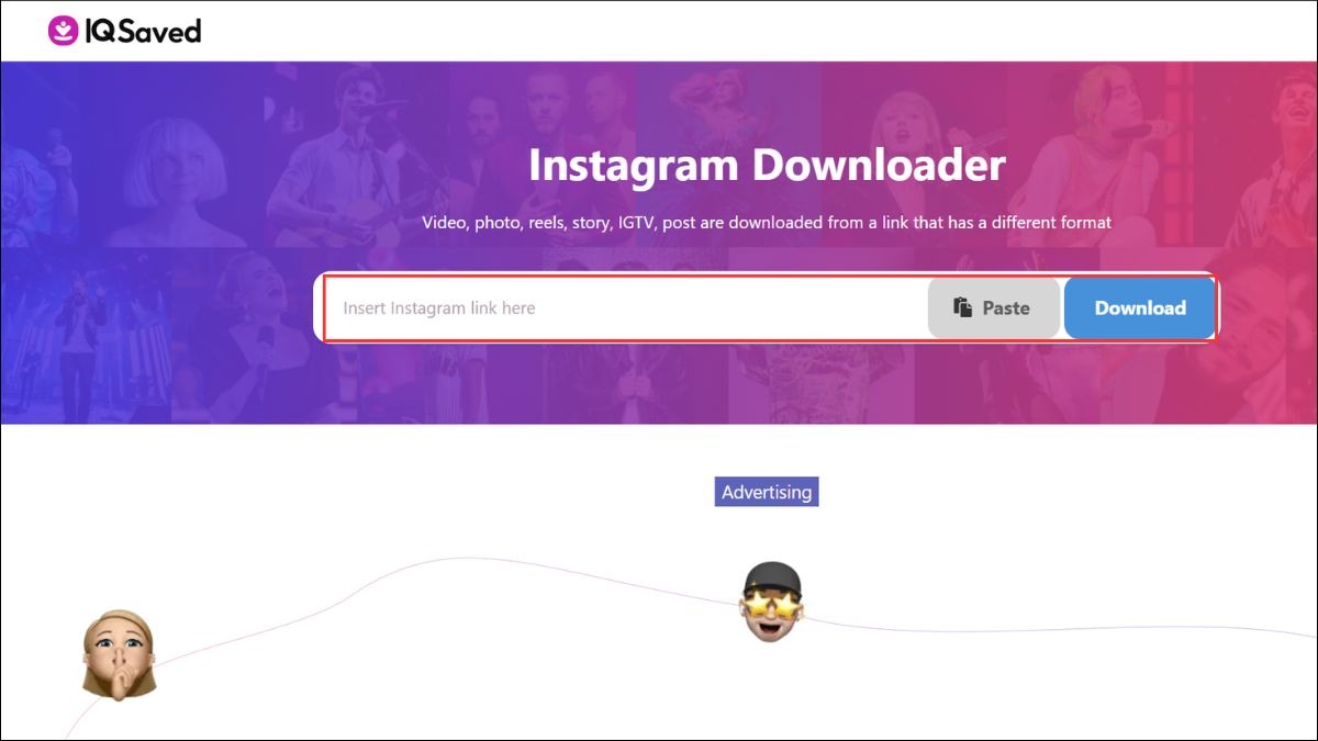 Sử dụng các trang web/ứng dụng hỗ trợ tải ảnh Instagram.