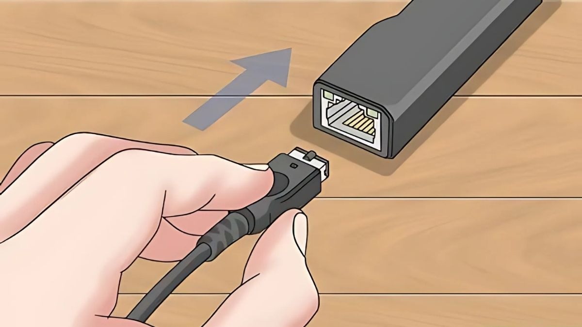 Sử dụng cáp Ethernet để kết nối hai bộ chuyển đổi với nhau