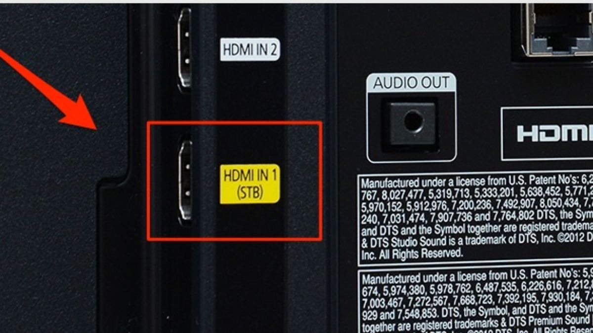 Cổng HDMI trên tivi