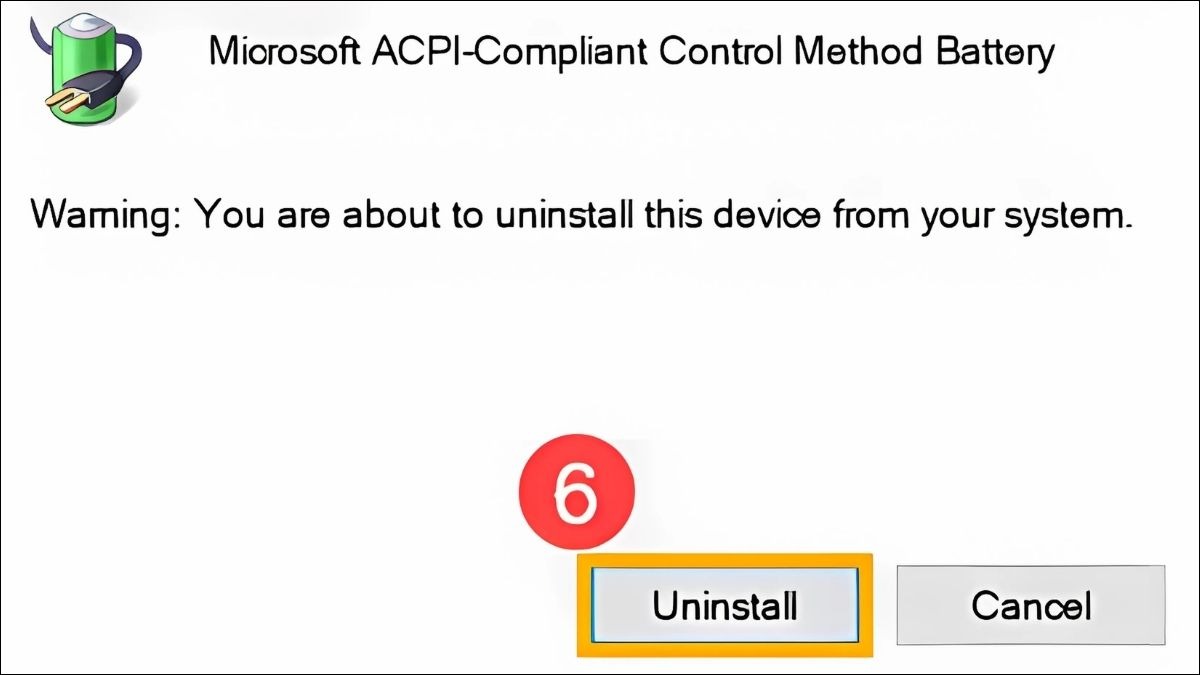 Chọn Uninstall