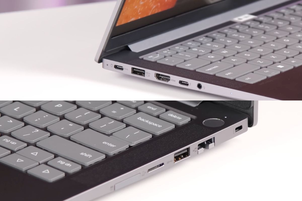 Lenovo ThinkBook 14 G7+ ASP 2025 được trang bị đầy đủ các cổng kết nối cơ bản