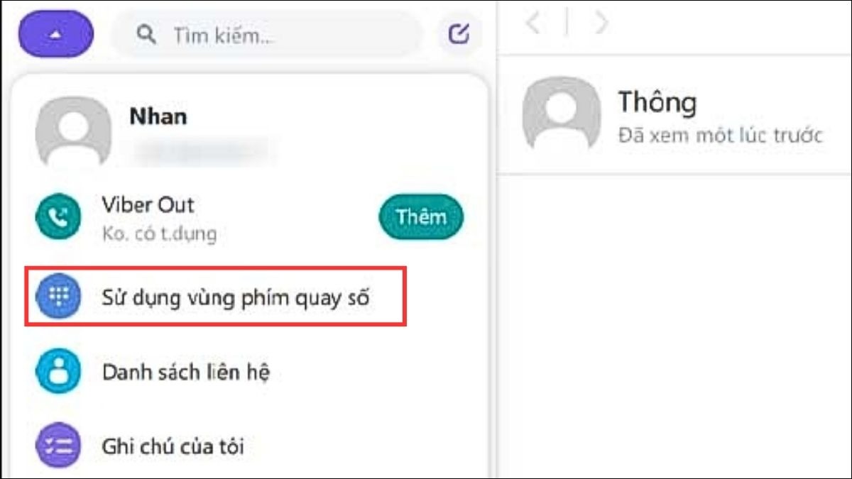 Sử dụng phím quay số